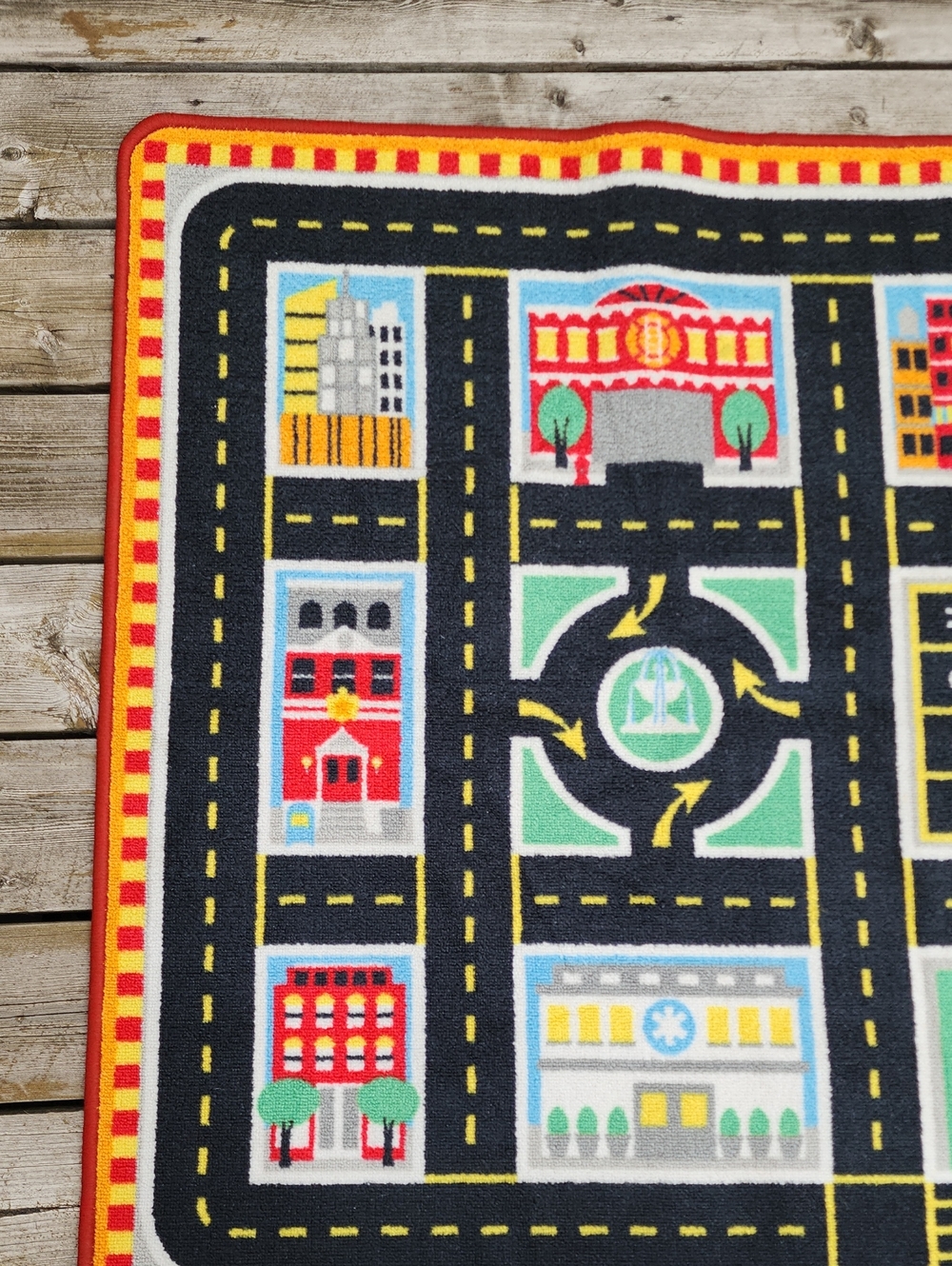 Melissa & Doug Kids Road Play Rug - Multi-Color - Picture 3 of 13